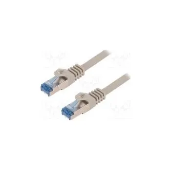 Kabel Patch cord S/FTP 6a lanko Cu LSZH šedá 2m 26AWG