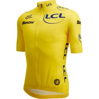cyklistický dres Dres SANTINI TDF FAN Leader - 3XL