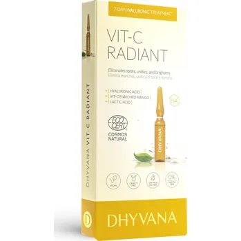 Pleťové sérum DHYVANA Přírodní rozjasňující sérum VIT-C RADIANT 7x2 ml