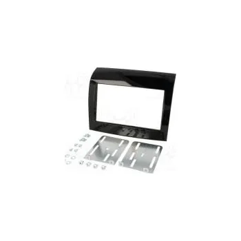 Autorádio Rámeček pro autorádio 2 DIN Fiat černá lesklá