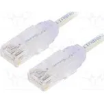 Patch cord TX6-28™,U/UTP 6 lanko Cu LSZH bílá Dél 5m 28AWG