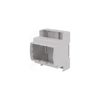 Rozvaděč Kryt na přípojnici DIN Y 90mm X 71mm Z 53mm ABS šedá