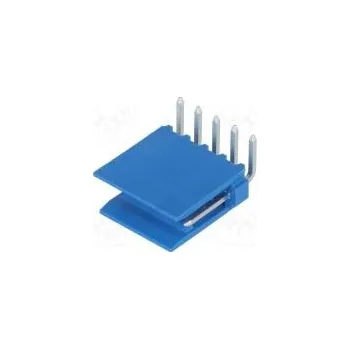 Elektrický konektor Socket wire-board male HE14 2.54mm PIN 5 THT 3A tinned blue