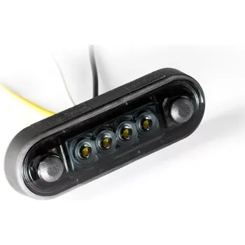 Přední světlomet LED poziční světlo, 12-30V zatmavené, dual color- Bílá a oranžová