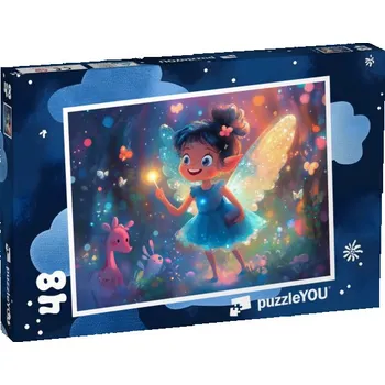 Puzzle puzzle „Víla v třpytivém světě“