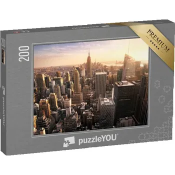 Puzzle puzzle 200 dílků „Panorama New Yorku, USA“
