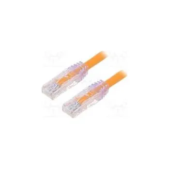 Síťový kabel Patch cord TX6A™ 10Gig,U/UTP 6a drát Cu PVC oranžová Dél 3m