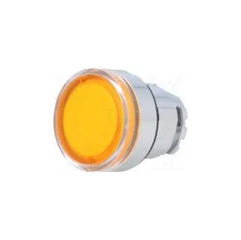 spínač Přepínač tlačítkový 1-polohové 22mm oranžová Podsv ZBV6 IP66