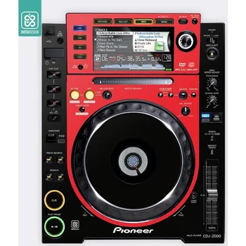Světelný efekt Doto Design Skin CDJ-2000 COLORS DVS Red