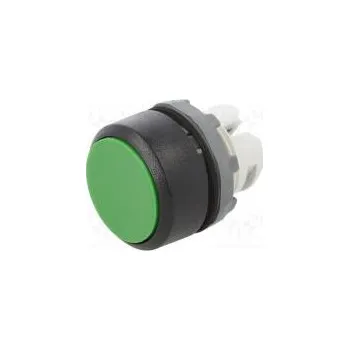 vypínač Přepínač tlačítkový 1-polohové 22mm zelená Podsv není IP66