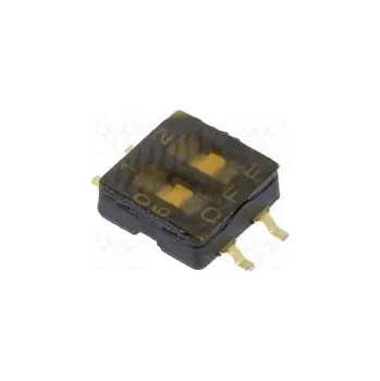 Síťový prvek Přepínač DIP-SWITCH OFF-ON 0,1A/50VDC pol 2 -40÷105°C SMD