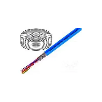 elektrický kabel LAPP 0012620 Vodič UNITRONIC® EB CY (TP) 2x2x0,75mm2 PVC světle modrá