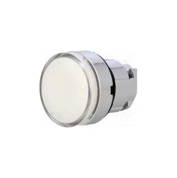 spínač Přepínač tlačítkový 1-polohové 22mm bílá Podsv ZBV6 IP66