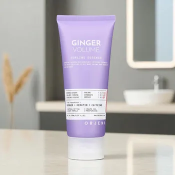 Stylingový přípravek ORJENA - Ginger Volume Firming Curling Essence - Zpevňující esence pro objem a definici vln - 150 ml