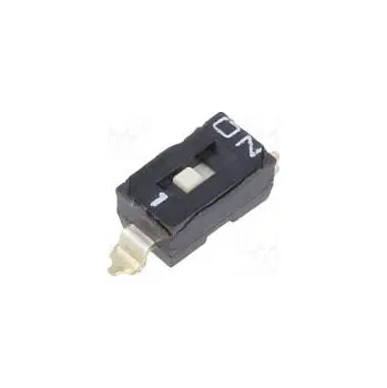 Switch Přepínač DIP-SWITCH 0,1A/50VDC pol 2 -20÷85°C SMT 50mΩ 9,81N