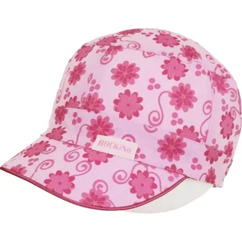 Kojenecká čepice ROCKINO Letní, dívčí kšiltovka, květy Varianta: 54cm