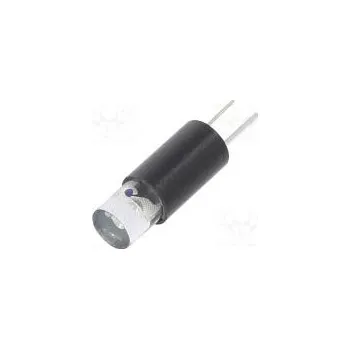 Žárovka LED lamp blue 5÷6VDC No.of diodes 1 -30÷75°C 5mm Bulb T1 3/4