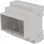 Kryt na přípojnici DIN Y 90mm X 87mm Z 65mm polystyrén šedá