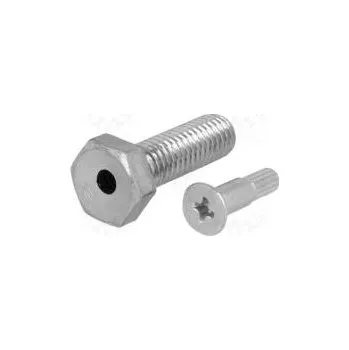 Nábytkové kování Trn M8 Mat.trnu ocel Povlak zinek Dél.závitu 25mm Klíč 13mm