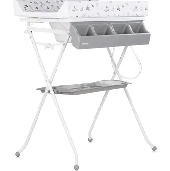 Koupání kojence CHIPOLINO Vanička s přebalovací podložkou a stojanem Aqua Giraffe