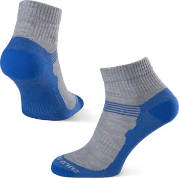 Pánské ponožky Ponožky Zulu Merino Lite Velikost ponožek: 43-47 / Barva: modrá/šedá
