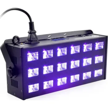 Osvětlovací technika LIGHT4ME LED UV 18 X 3W Reflektor + Stroboskop DMX