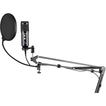 Mikrofon Vonyx CMS320B Studiová mikrofonní sada USB černá s echem