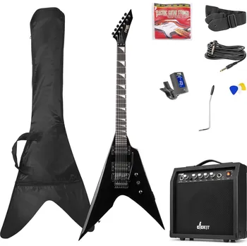 Osvětlovací technika Max GigKit Electric Guitar Pack Rock Style Black