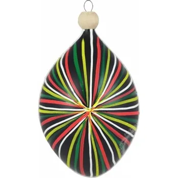 Bytová dekorace Velikonoční kraslice černý mat, zdobení