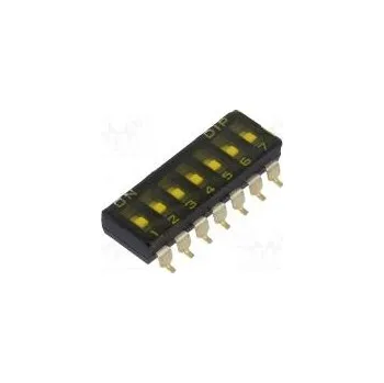 Síťový prvek Přepínač DIP-SWITCH OFF-ON 0,025A/24VDC pol 2 -40÷85°C SMD