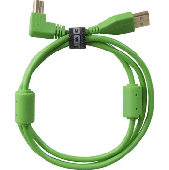 Datový kabel UDG Ultimate Audio Cable USB 2.0 A-B Green Angled 3m