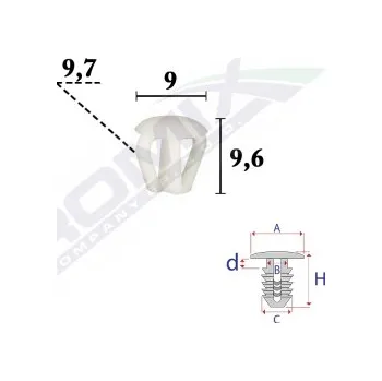 Oprava karosérie Romix Záslepka C70633