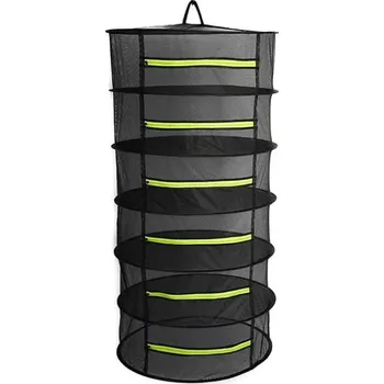 Sušička potravin Síť na sušení kruhová 6-patrová uzavřená se zipem