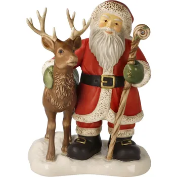 Vánoční dekorace Figurka Santa a král lesa, Goebel