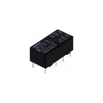 Relé Relé elektromagnetické DPDT Ucívky 12VDC 0,5A/125VAC PCB