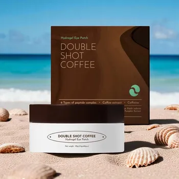 Péče o oční okolí ORJENA - Double Shot Coffee Hydrogel Eye Patch - Hydrogelové polštářky pod oči s kofeinem - 90 g