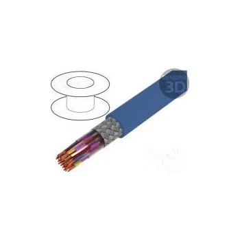 elektrický kabel LAPP 0034226 Vodič JE-LiYCY 24x2x0,5mm2 PVC světle modrá 1/2kV CPR Eca