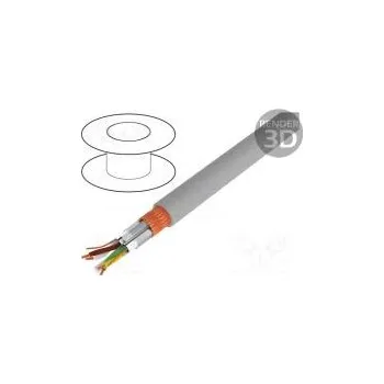 elektrický kabel LAPP 0034045 Vodič Li-2Y-CY-PIMF 2x2x0,34mm2 PVC šedá 250V