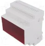 Kryt na přípojnici DIN Y 90mm X 87mm Z 65mm ABS šedá