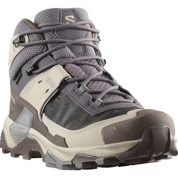 Dámská treková obuv Salomon X Ultra 5 Mid GTX W L47854900 - excalibur iron/gull 40