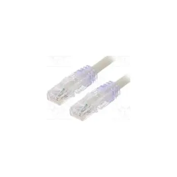 Síťový kabel Patch cord TX6A™ 10Gig,U/UTP 6a drát Cu PVC šedá Dél 5m