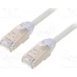 Patch cord F/UTP,TX6A-28™ 6a drát Cu LSZH šedá Dél 5m 28AWG