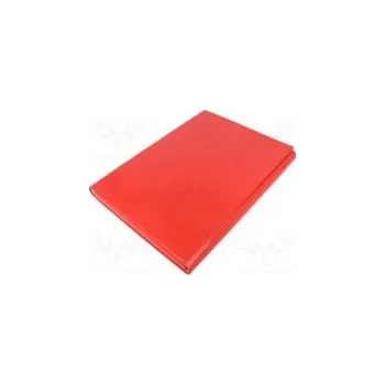 Složka A4 červená zapínání na suchý zip