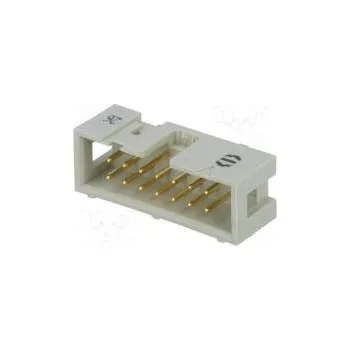 Konektor Socket IDC male PIN 14 straight THT 1.27mm Layout 2x7