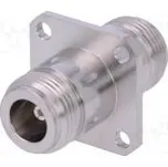 Spojka N zásuvka,z obou stran přímý teflon zlacený