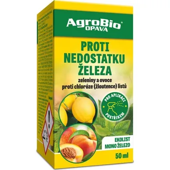 Hnojivo AgroBioOpava EKOLIST MONO ŽELEZO (proti nedostatku železa) Objem: 50ml