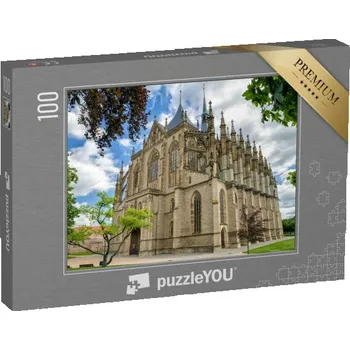 Puzzle puzzle 100 dílků „Římskokatolický kostel sv. Barbory, Kutná Hora, Česká republika“
