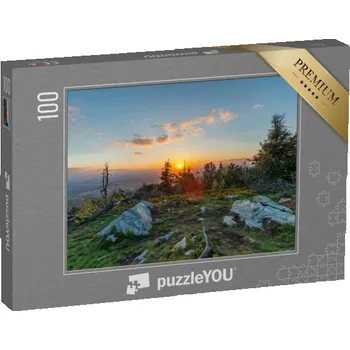 Puzzle puzzle 100 dílků „Výhled z Ještědu, Česká republika“