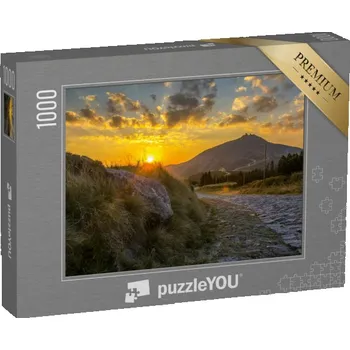 Puzzle puzzle „Sněžka východ slunce, Krkonoše, Česká republika“