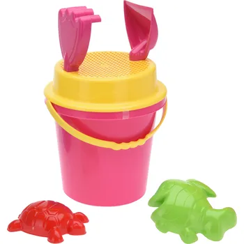 Hračka na písek H&L Dětský set Toy na písek, 5 ks, růžová